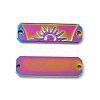 Ion Plating(IP) 304 Stainless Steel Connector Charms STAS-K242-18M-1