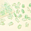 50Pcs Transparent Spray Painted Glass Beads GLAA-FS0002-06F-7