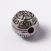 Tibetan Style Alloy 3 Hole Guru Beads TIBEB-YC65989-AS-2