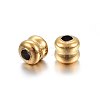 304 Stainless Steel Beads STAS-F174-33G-2