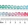 Transparent Painted Glass Beads Strands DGLA-A034-T8mm-A11-3