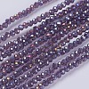 Electroplate Glass Beads Strands LS-GLAA-F076-FR10-1