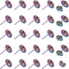 50Pcs Ion Plating(IP) 304 Stainless Steel Stud Earring Findings STAS-AR0002-52-1