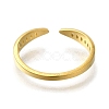 Ion Plating(IP) 304 Stainless Steel Open Cuff Ring Components RJEW-U017-32G-3
