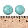 Craft Findings Dyed Synthetic Turquoise Gemstone Flat Back Dome Cabochons TURQ-S266-14mm-01-2