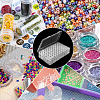 120 Grids Mini Round Plastic Jewelry Screw Top Bead Jars Sets AJEW-WH0348-305-6