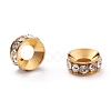 Brass Rhinestone Spacer Beads RB-A020-9mm-01G-1