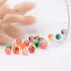 Two Tone Natural White Jade Beads X-G-R165-8mm-M1-3