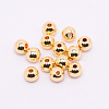 Brass Solid Beads KK-WH0035-17G-A03-1