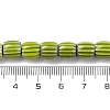 Handmade Lampwork Chevron Beads Strands LAMP-K041-01B-26-5