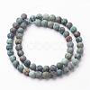 Natural African Turquoise(Jasper) Bead Strands G-G957-25-6mm-2
