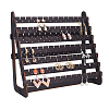 Triangle Wood Earring Organizer Display Stands EDIS-WH0022-43-1