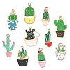 30Pcs 10 Styles Alloy Pendants ENAM-CJ0003-01-9