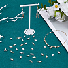 40Pcs 2 Colors Natural Cultured Freshwater Pearl Links Connector Charms PALLOY-DC00035-5
