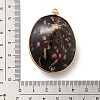 Electroplate Natural Shell Big Pendants KK-F868-08KCG-3