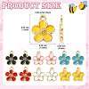 10Pcs Alloy Enamel Pendants FIND-FS0005-32D-3