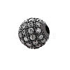 CZ Brass Micro Pave Grade AAA Clear Color Cubic Zirconia Round Beads KK-O065-6mm-05B-NR-1