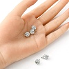 Polymer Clay Rhinestone Connector Charms PALLOY-YW0001-41-3