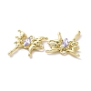Rack Plating Alloy Connector Charms FIND-I037-19LG-02-3