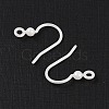 Hypoallergenic Bioceramics Zirconia Ceramic Earring Hooks EJEW-C111-09A-2