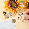 2Pcs Portable Clip-On Magnifying Glass AJEW-CA0005-33-3