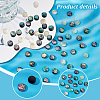 PandaHall Elite 90Pcs 3 Colors Acrylic Imitation Shell Cabochons MACR-PH0001-65A-4