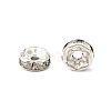 Brass Grade B Rhinestone Spacer Beads RSB038-B01-2