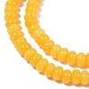 Dyed Natural White Jade Beads Strands G-G107-A15-01-2