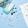 3 Bags 3 Colors Transparent & Opaque Resin Beads RESI-PH0001-71-5