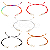 Braided Nylon Cord Bracelet Making AJEW-PH0012-22A-1