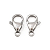 Tarnish Resistant 304 Stainless Steel Lobster Claw Clasps STAS-AB16-4