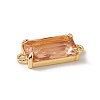 Transparent K9 Glass Connector Charms X-GLAA-A005-11LG-4