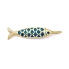 Brass Enamel Pendants KK-CBA960E-06A-G-1