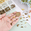 180Pcs 9 Colors Tibetan Style Alloy Beads TIBEP-PA0001-01A-3