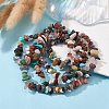 Natural & Synthetic Mixed Gemstone Beads Strands G-YW0001-47-5