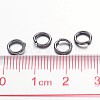 Brass Open Jump Rings JRC6MM-B-3