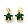 Eco-friendly Brass Micro Pave Cubic Zirconia Pendants LS-KK-D080-44G-04-1