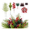 160Pcs Resin & Pvc Artificial Pine Needle Branches FIND-PH0025-62-6