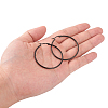 304 Stainless Steel Big Hoop Earrings X-EJEW-F105-06B-4