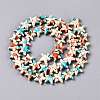 Spray Painted Synthetic Turquoise Beads Strands LS-UNKW-T001-11I-2