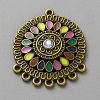 Alloy Enamel Chandelier Component Links FIND-TAC0011-112AB-1