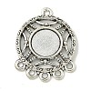 Tibetan Style Cabochon Connector Settings FIND-U015-31AS-1