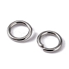 Tarnish Resistant 304 Stainless Steel Open Jump Rings STAS-E067-08-8mm-3