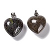 Synthetic Black Stone Pendants G-I311-A05-2