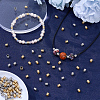 120Pcs 2 Colors 201 Stainless Steel Beads STAS-SP0002-12-4