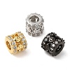 Rack Plating Brass Cubic Zirconia Beads KK-Z033-26-1