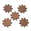 Walnut Wood Cabochons WOOD-F013-15-1