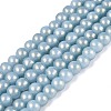 Baking Paint Glass Pearl Beads Strands DGLA-ZX001-05A-16-1