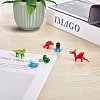 6Pcs 6 Style Handmade Lampwork Display Decorations AJEW-SZ0002-30-6