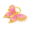 Rack Plating Brass Enamel Pendants KK-Z054-05G-01-2